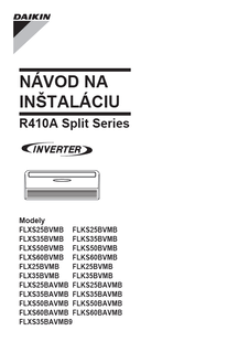 FLXS25-60B,FLXS35B9,FLKS25-60B_3PSK171284-2H_Installation manual_Slovakian download